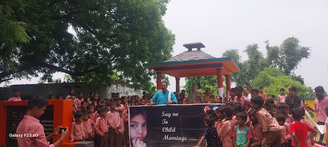 बाल अधिकार व मिशन शक्ति के तहत बृहद शिविर का  हुवा आयोजन