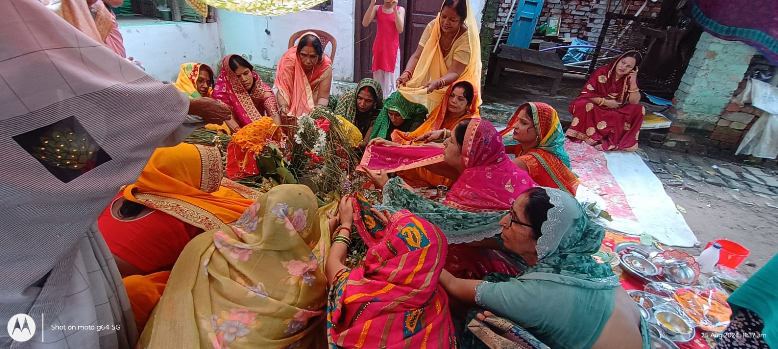 महिलाओं ने धूम धाम से किया ललही छठ माता का पूजन